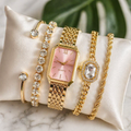 Oliuoto Luxury Women’s Watch & Bracelet 5-Piece Gift Set